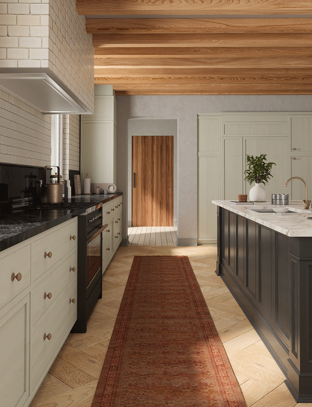 Copera Orange Multi Rug 