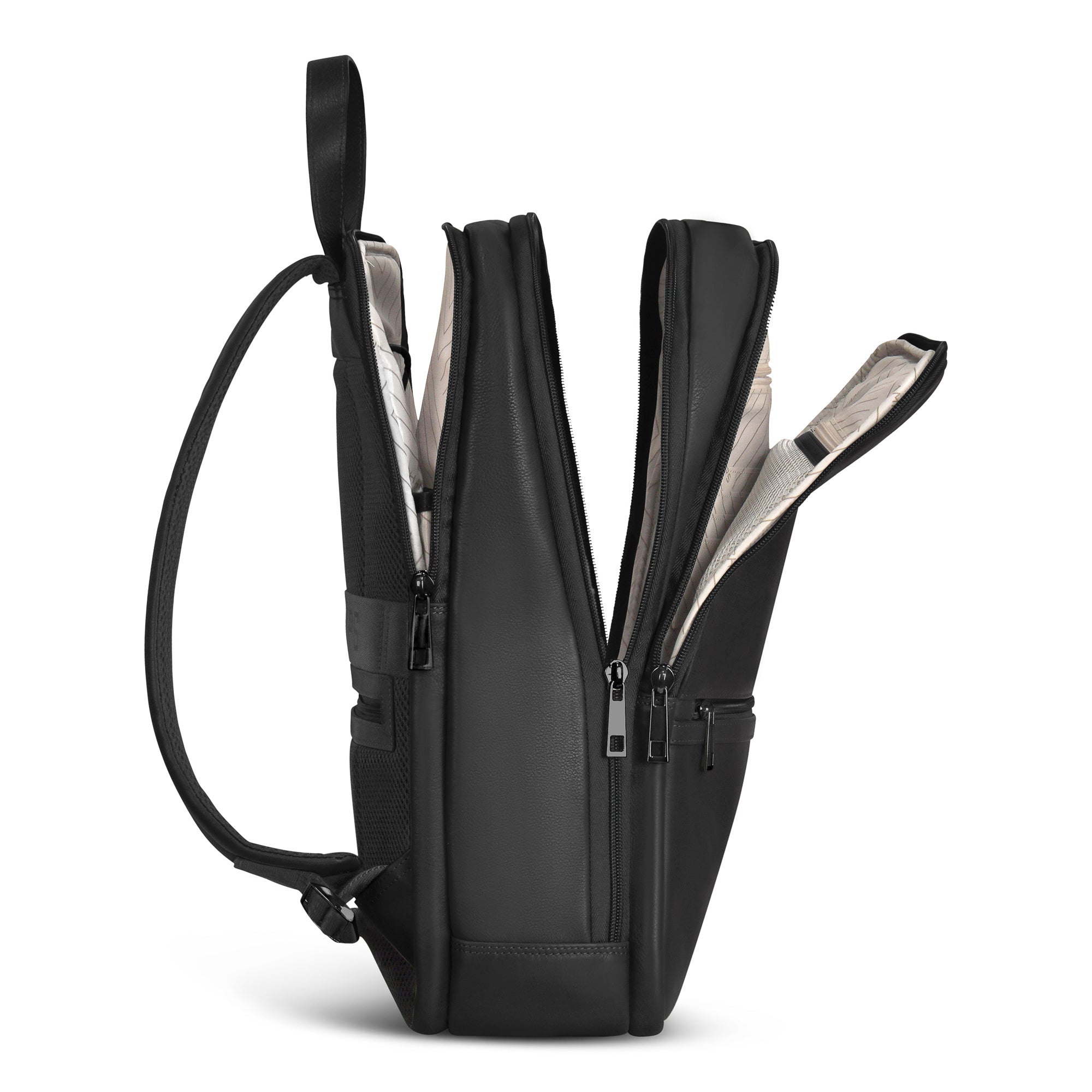 Onyx / Leather Classic Backpack 