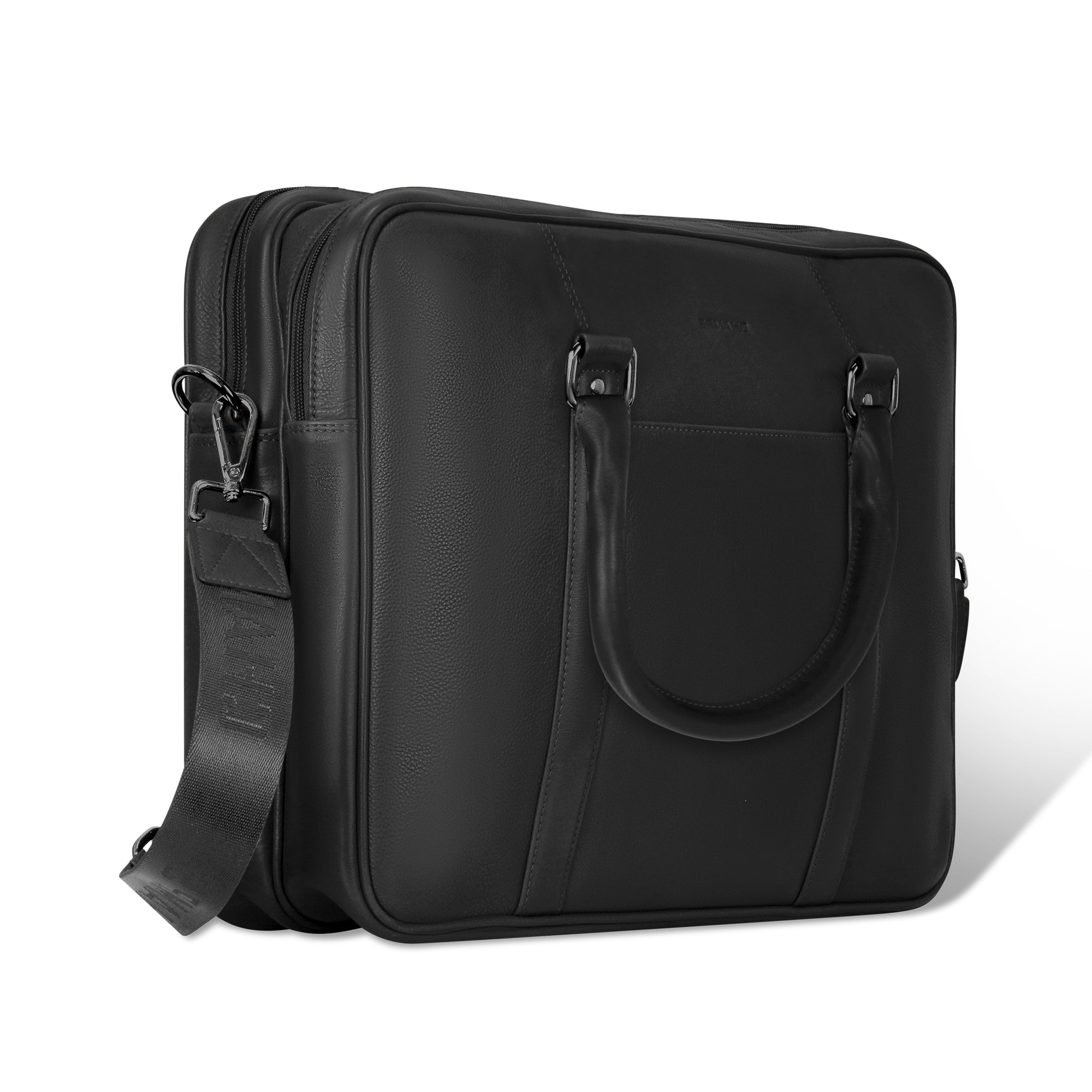 Onyx / Leather Briefcase 