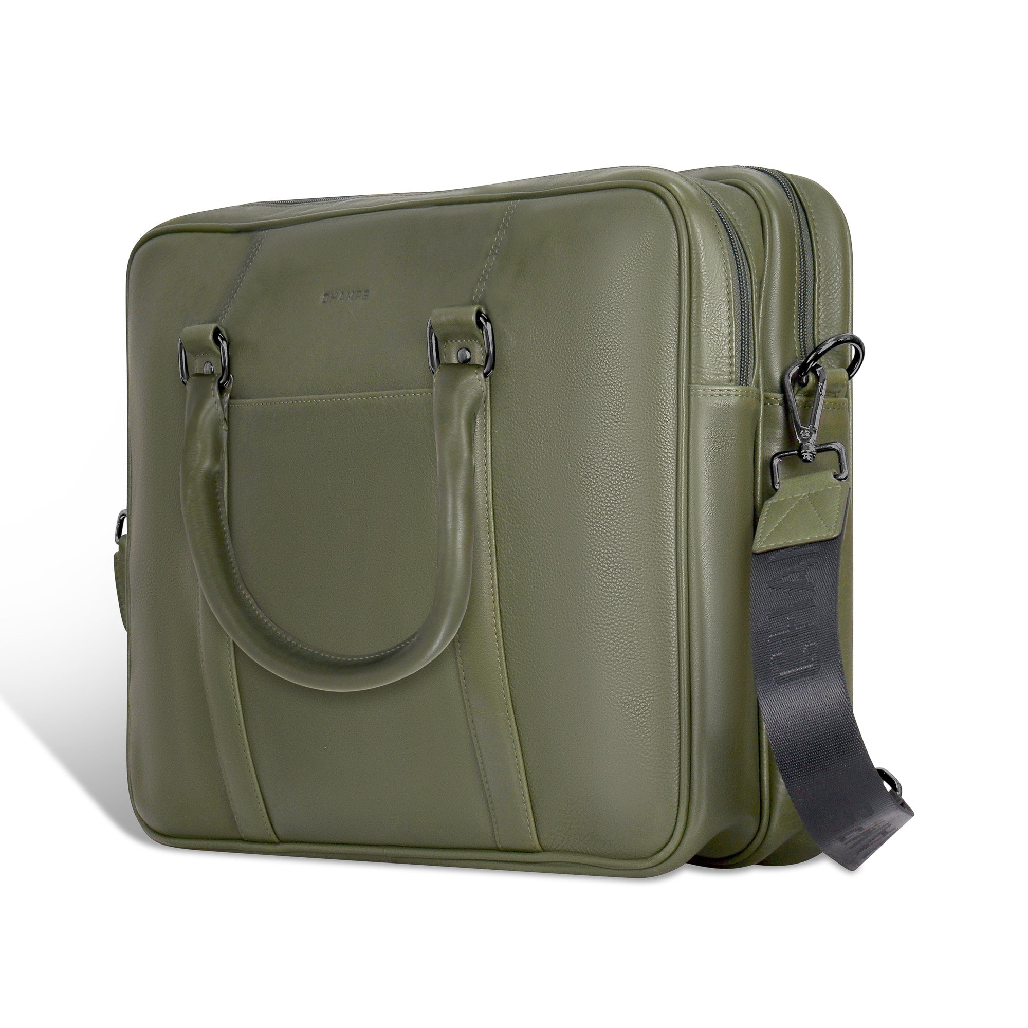 Onyx / Leather Briefcase 