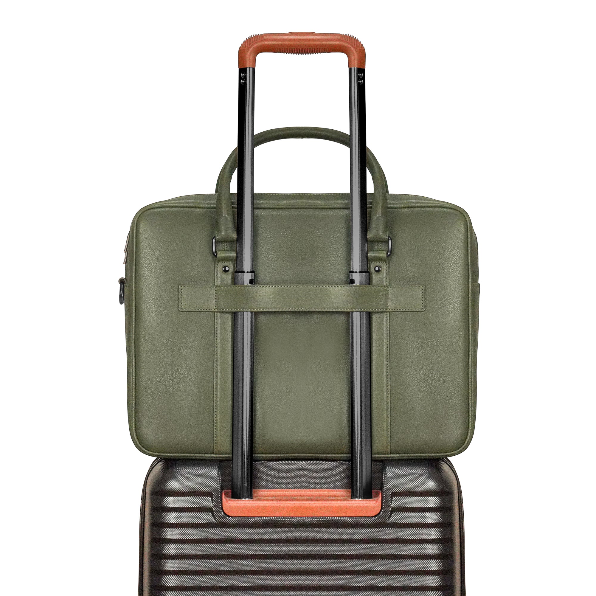 Onyx / Leather Briefcase 