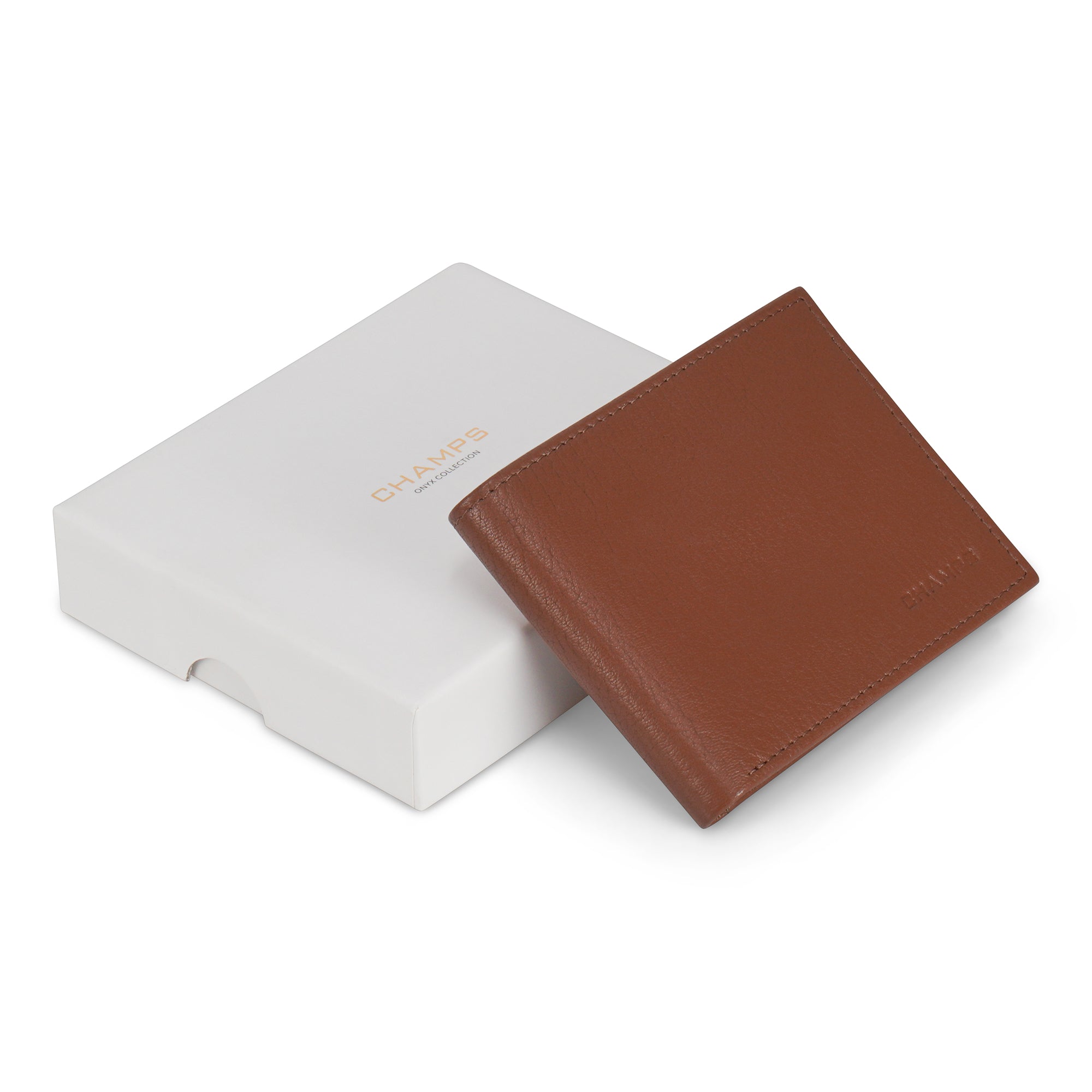 Onyx / Leather Top Wing Wallet 