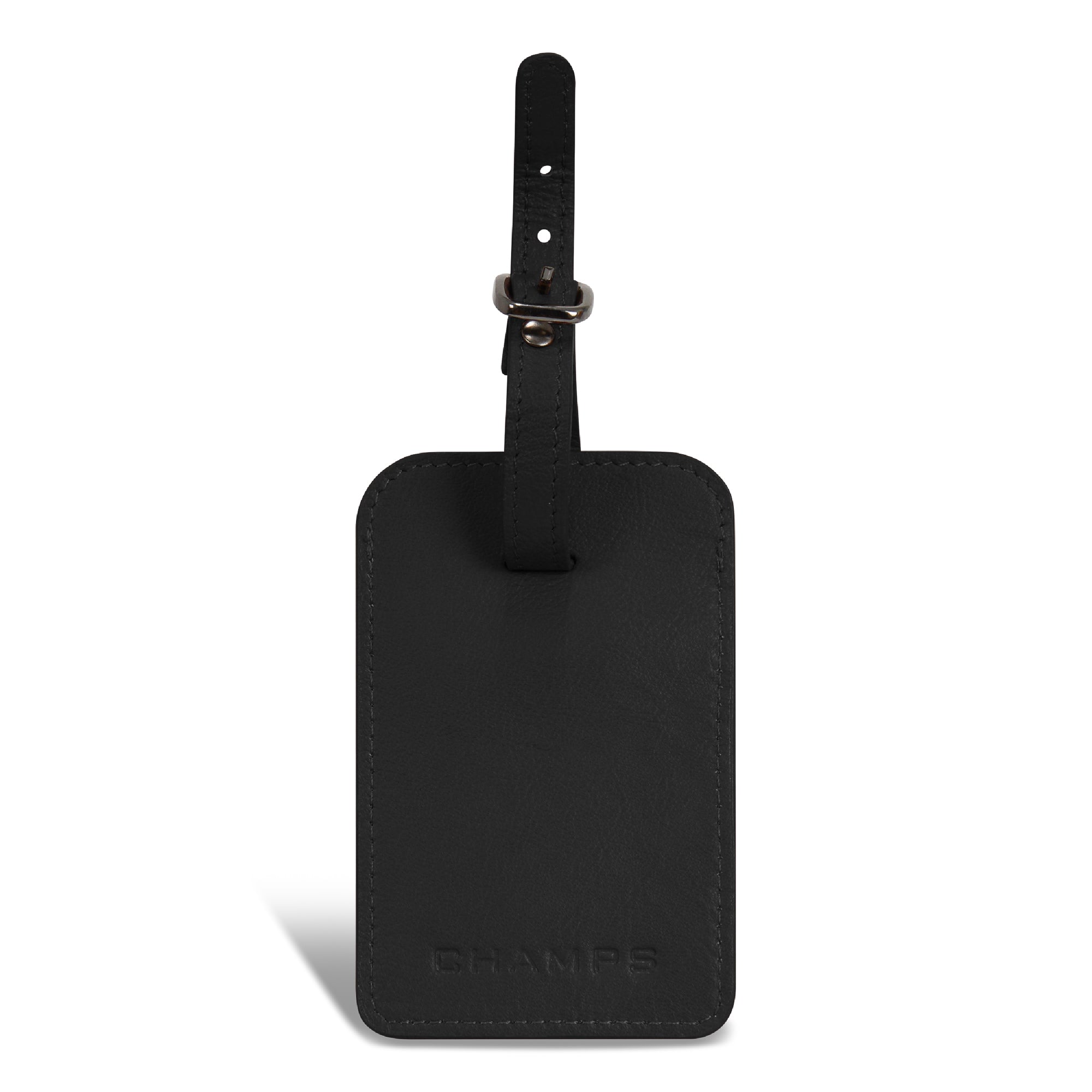 Onyx / Leather Luggage Tags 