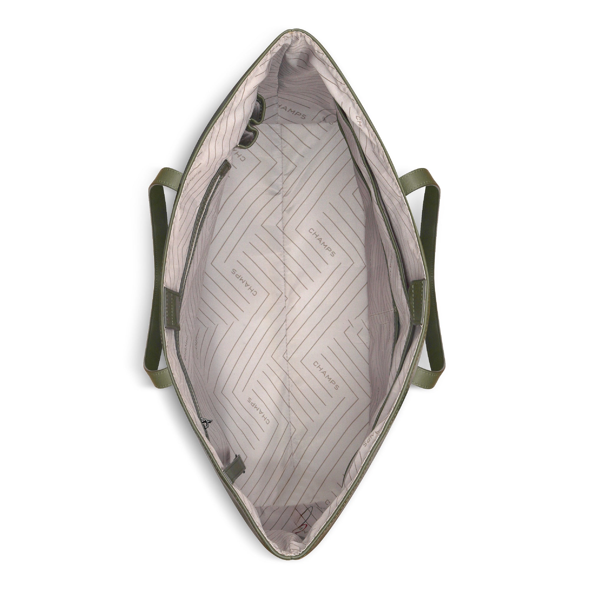 Onyx / Leather Open Tote 