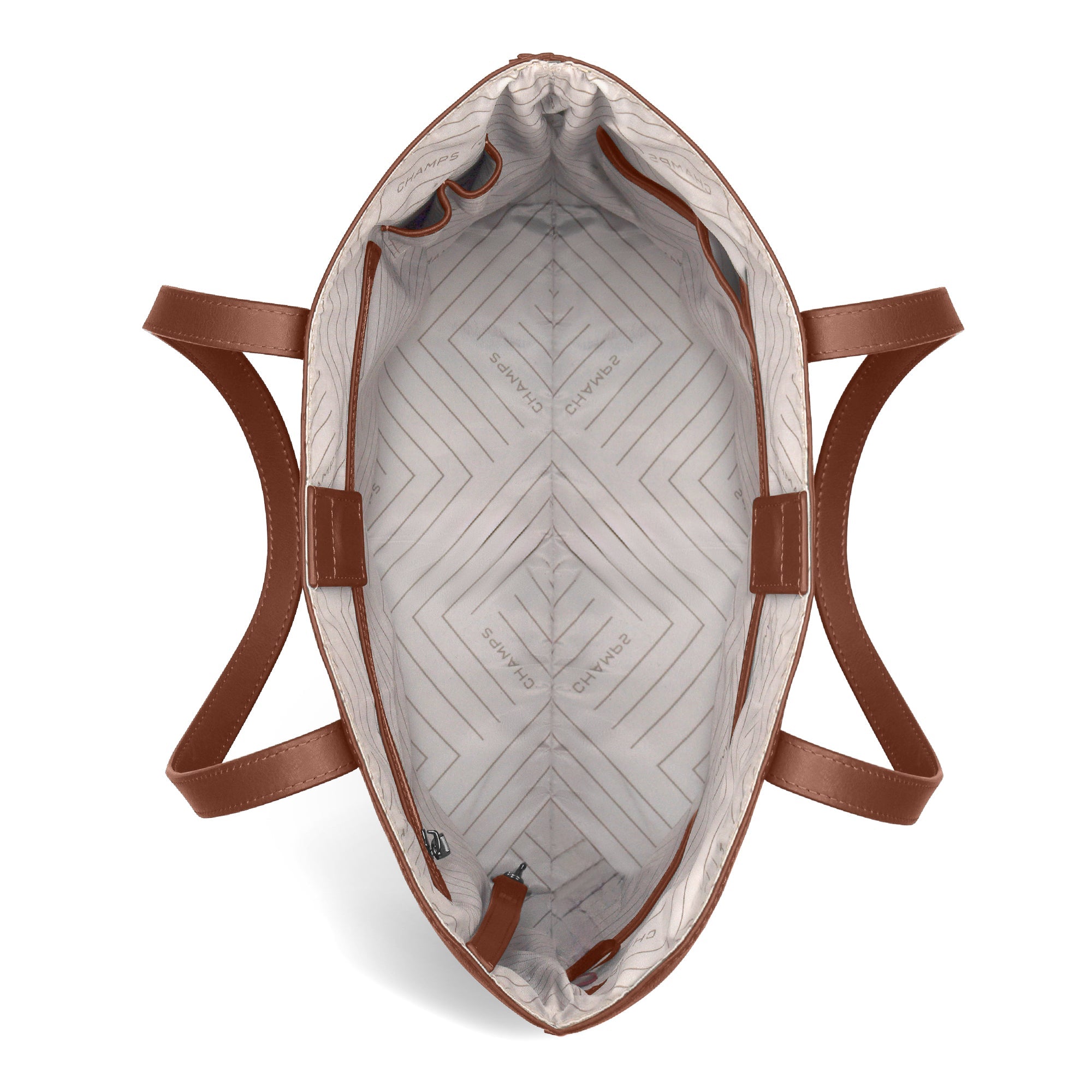 Onyx / Leather Vertical Tote 