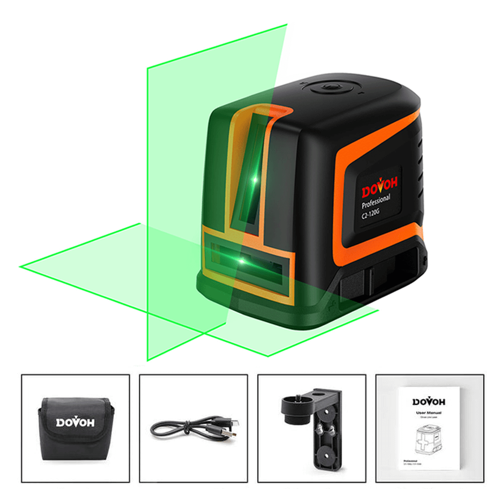 Cross Line Laser Level 150° Vertical Line - Dovoh C2-120G