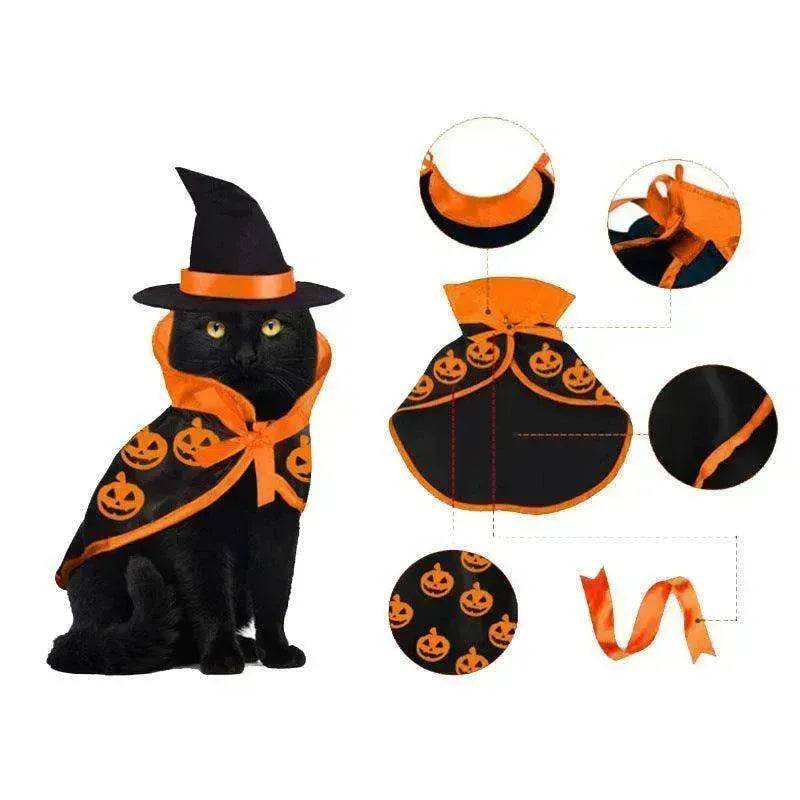 Cross border Halloween Pet Cloak Saint costume 