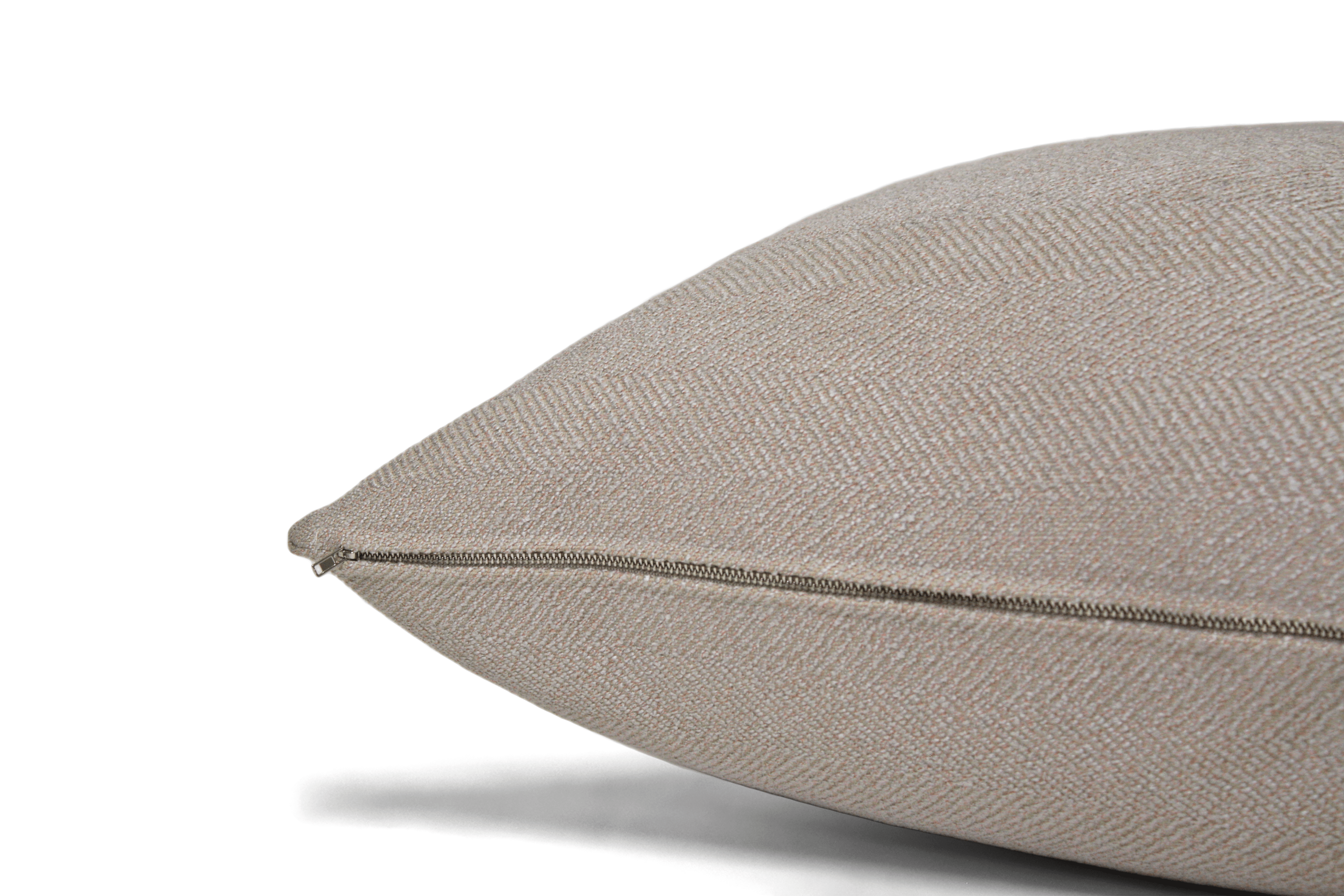 Silver Chevron Cushion Cover 