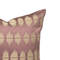 Amethyst Ikat Cushion Cover – Jacquard Ikat, 62% Cotton & 38% Polyester, Knife Edge, Hidden Zipper, Hand-Made in Canada, Purple & Gold
