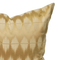 Gold Ikat Cushion Cover – Handmade Jacquard Cotton-Polyester, 20