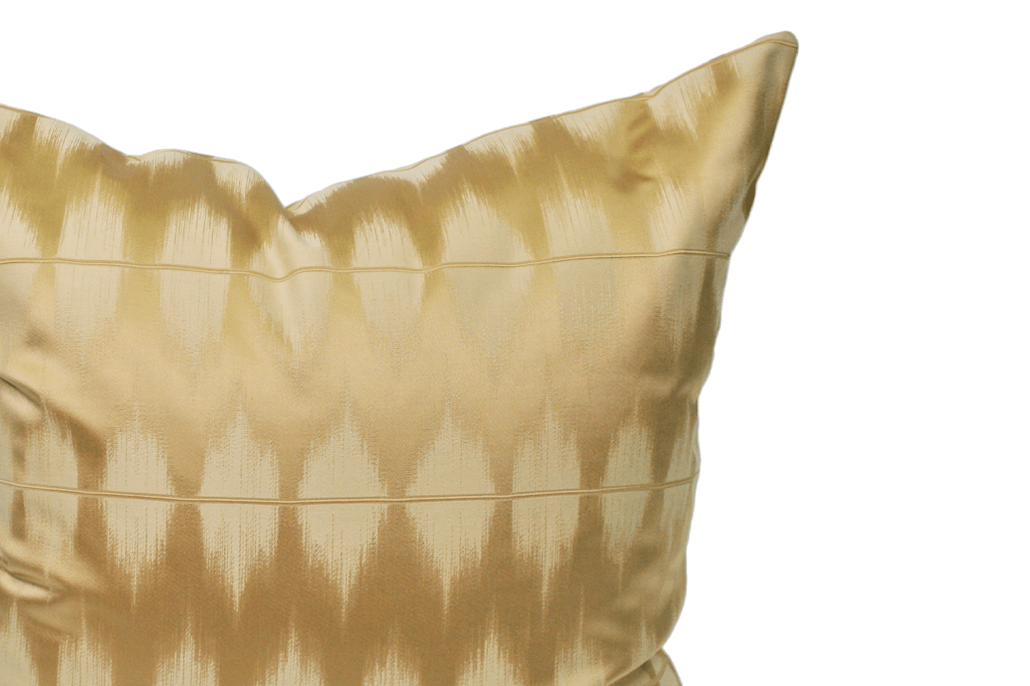 Gold Ikat Cushion Cover 