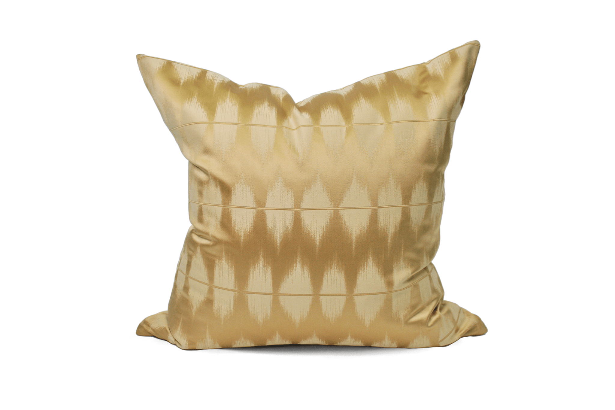Gold Ikat Cushion Cover 