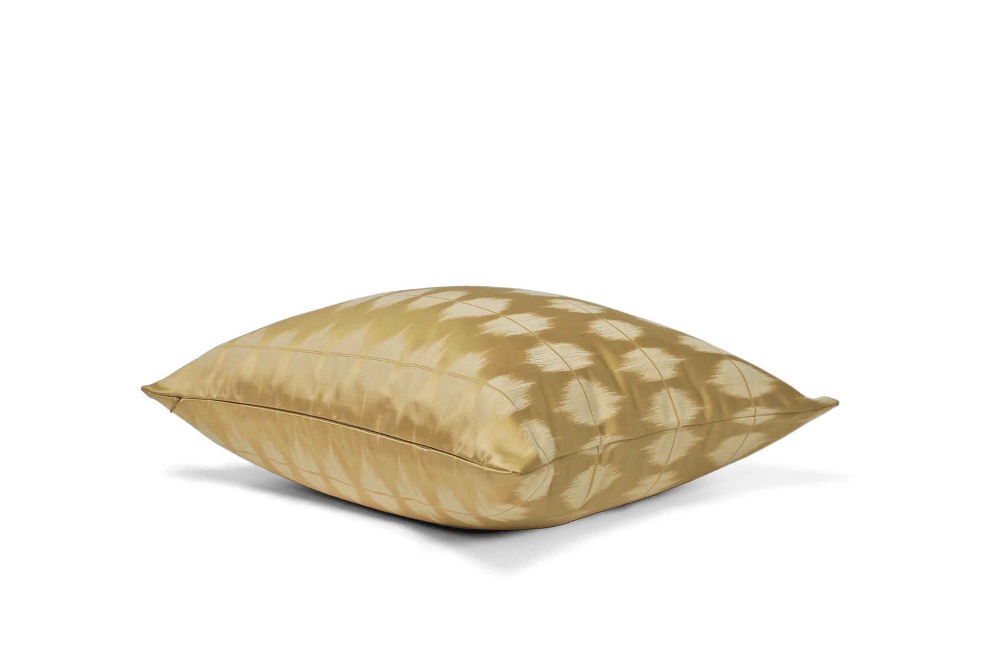 Gold Ikat Cushion Cover 