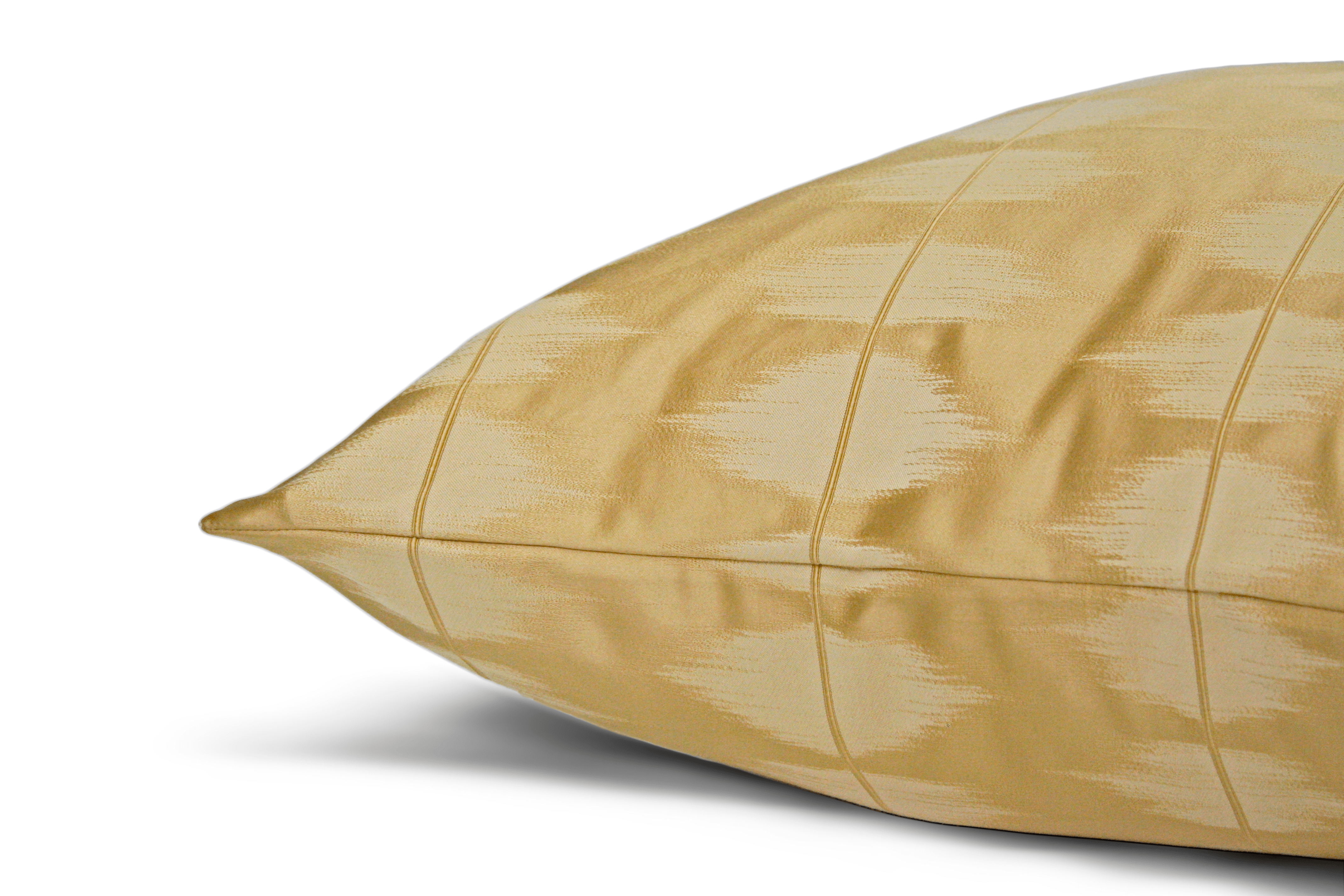 Gold Ikat Cushion Cover 