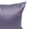 Crocus Cushion Cover – Satiny Purple, Knife Edge, Hidden Zipper, Hand-Made in Canada, 20