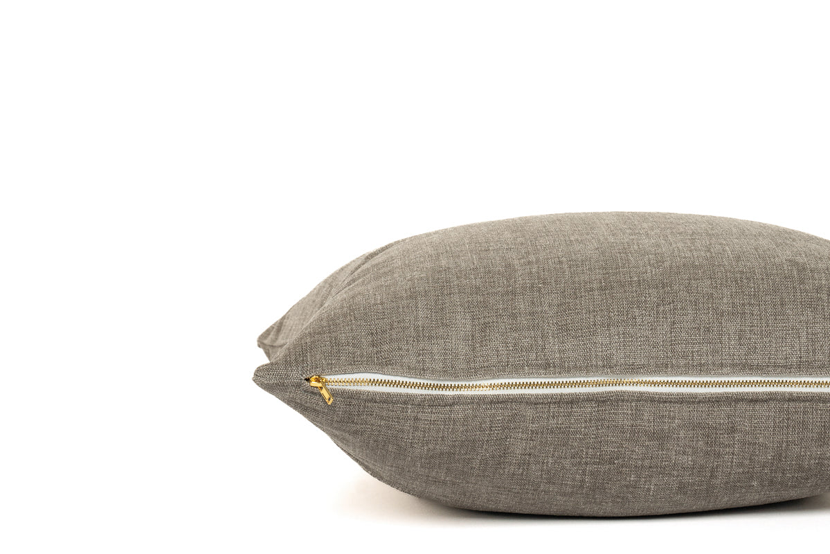 Grey Chenille Cushion Cover 