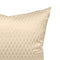 Sandbar Cushion Cover – Metallic Beige Woven Elipse Fabric, Hidden Cream Zipper, Hand-made in Canada