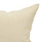 Talc Cushion Cover – Ribbed Cream Textured Accent, Hand-made in Canada