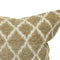 Lattice Cushion Cover – Golden Brown & Cream Diamond Pattern Pillow Cover, Hand-Made in Canada