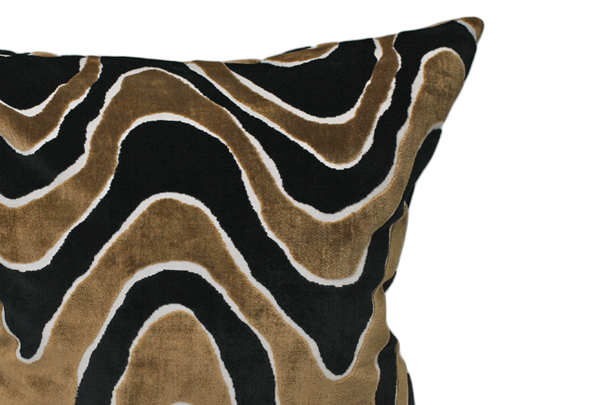 Black Tie Cushion Cover 