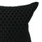 Midnight Cushion Cover – Black Polka Dot Accent Pillow Cover, Hand-Made in Canada