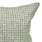 Hunter Houndstooth Cushion Cover – Handmade Green & Cream Polyester, 20