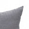 Denim Herringbone Cushion Cover – Classic Navy, Knife Edge, Hidden Zipper, Hand-Made in Canada, 20