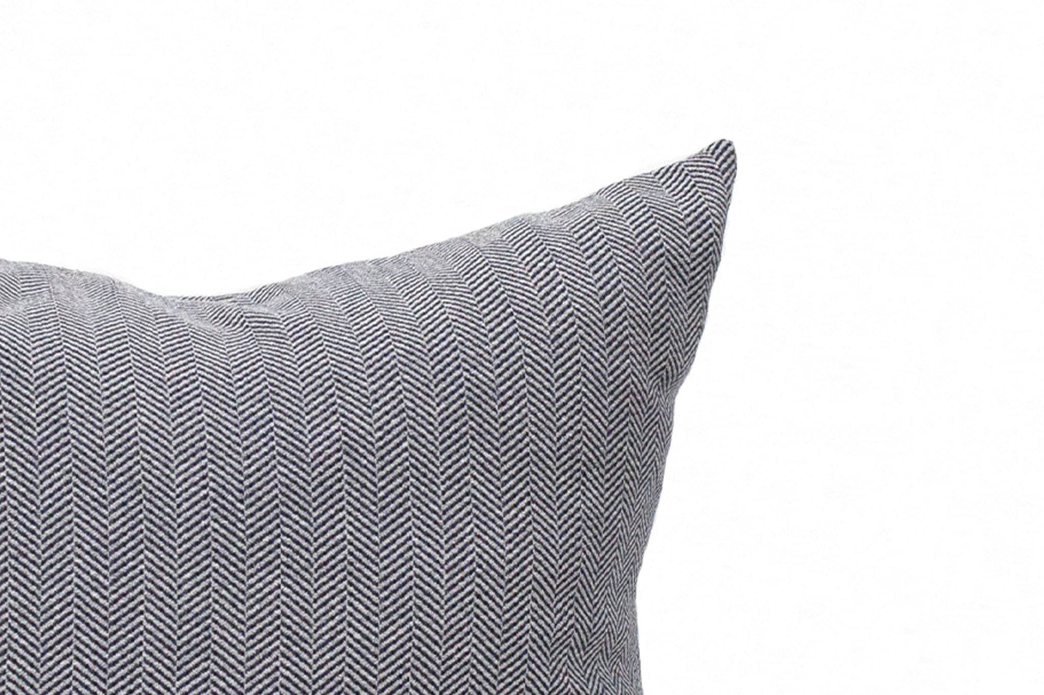 Denim Herringbone Cushion Cover 