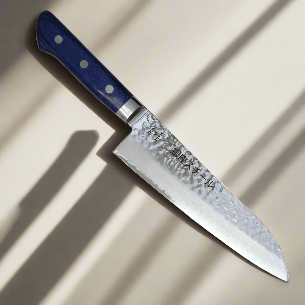 KASUMI 180- Damascus VG10 Santoku Knife 180mm-RB 