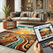 Custom Rugs – Personalized Printed Rugs from Your Artwork or Photo | Unique Custom-Made Home Decor