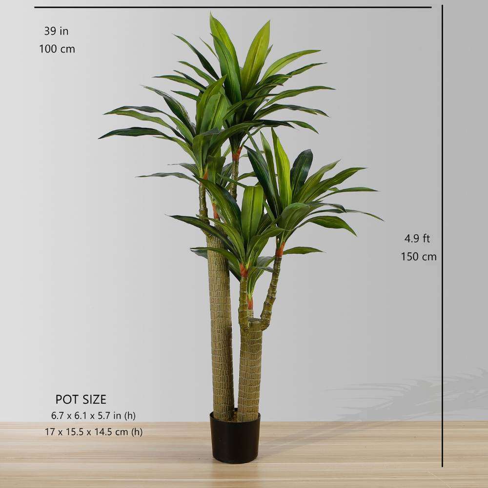 Dana Artificial Draecena Tree Potted Plant (Multiple Sizes) 