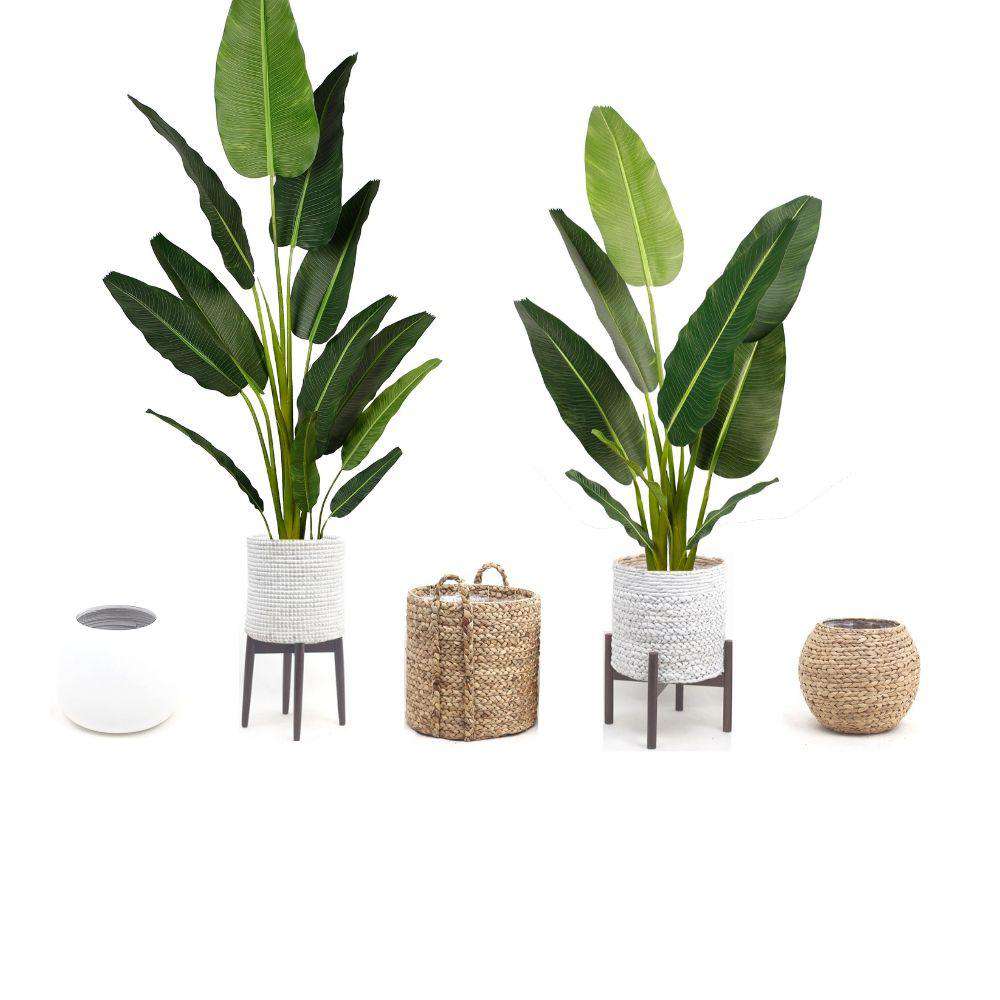 Dani Artificial Travellers Palm Tree Potted Plant (Multiple Sizes) 