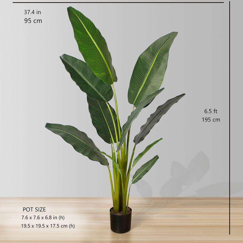 Dani Artificial Travellers Palm Tree Potted Plant (Multiple Sizes) 