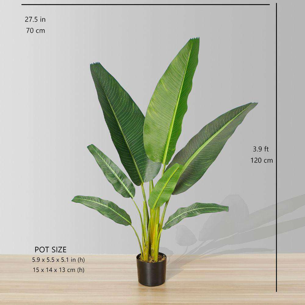 Dani Artificial Travellers Palm Tree Potted Plant (Multiple Sizes) 