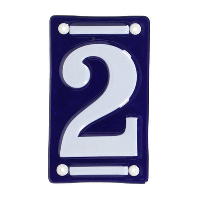 Enamel House Number 2 