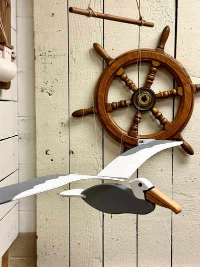 Recycled Fir Hanging Seabird 