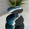 Slate Tiered Serving Platter – 3-Tier Ocean Inspired Handmade Natural Slate Platter for Snacks & Appetizers