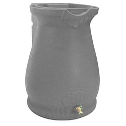 Grey Granite 65 Gallon Plastic Urn Rain Barrel with Planter Top - Free Shipping 