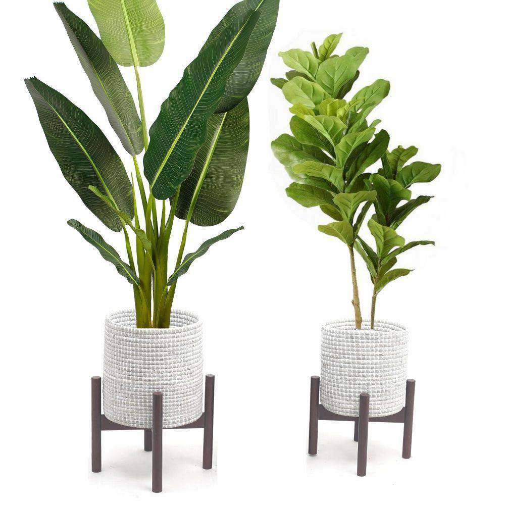 Diosa - White Seagrass Planter 