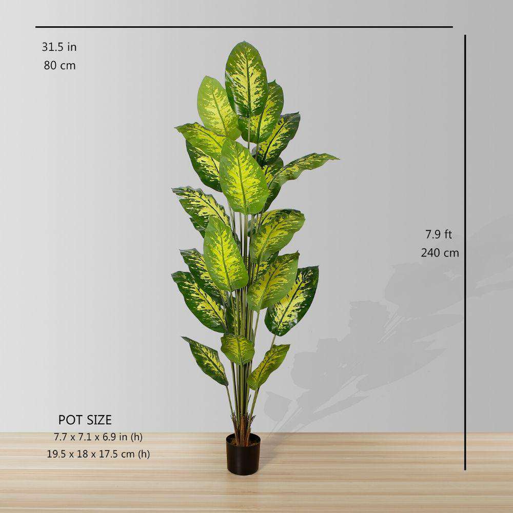 Dira Artificial Evergreen Potted Plant (Multiple Sizes) 