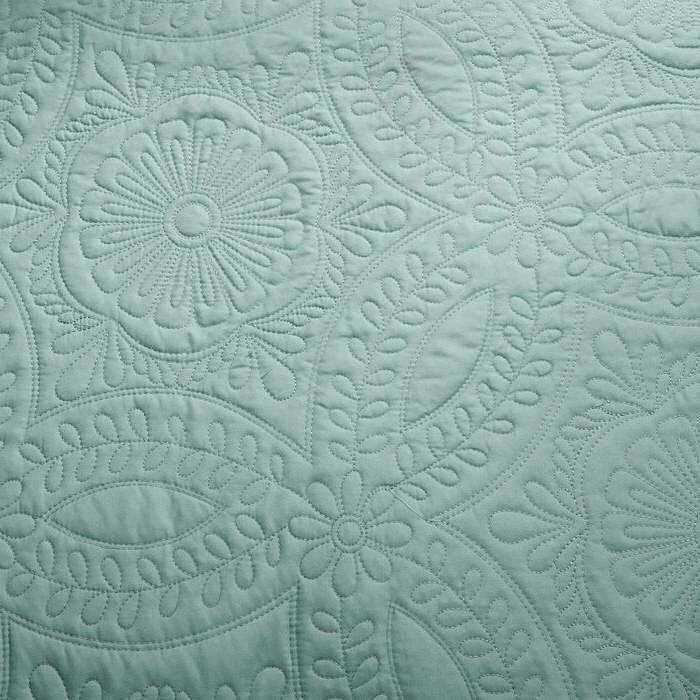 Blue Floral Medallion 6 Piece Reversible Daybed Cover Set - Free Shipping 