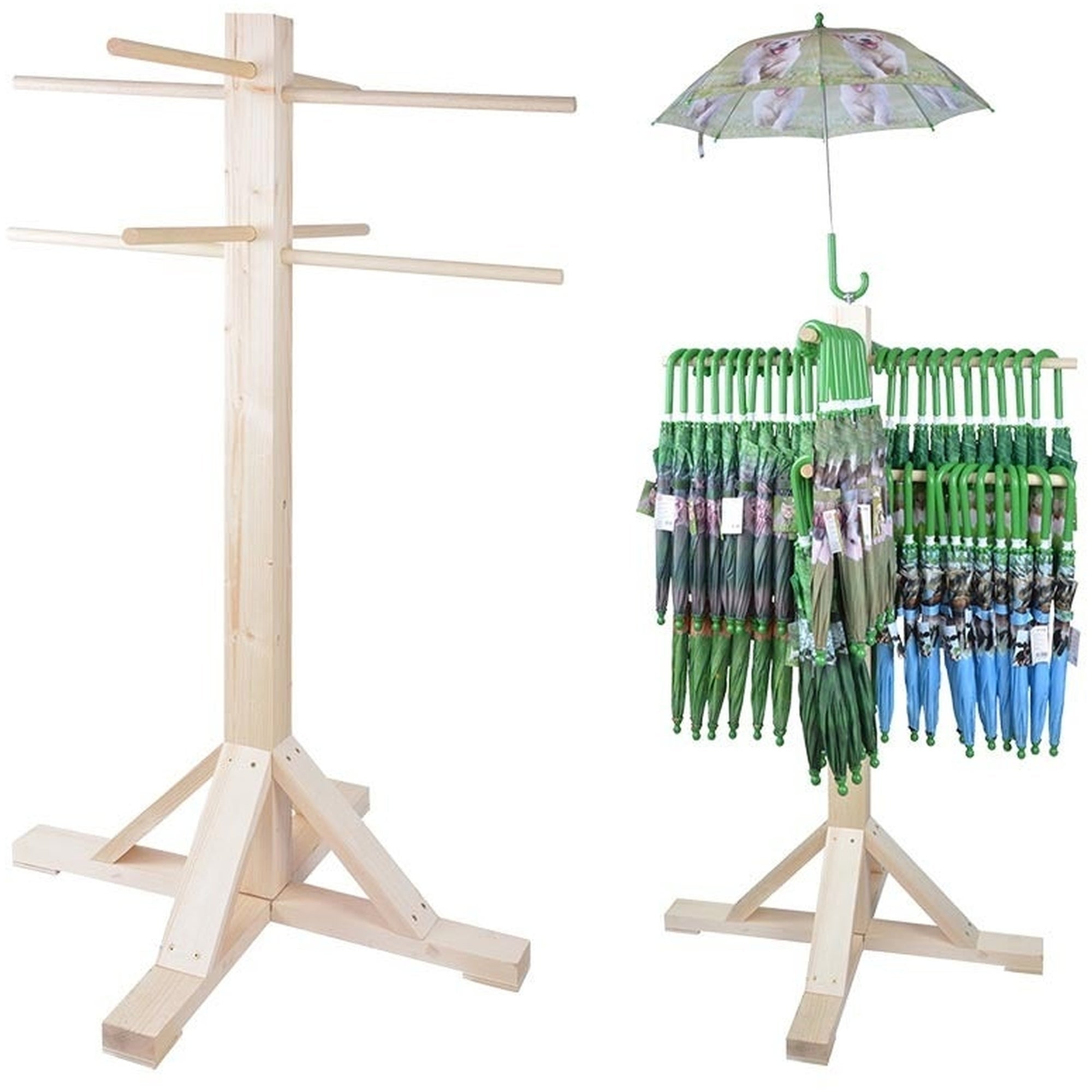 Kg Umbrella Display Wood Pinew 