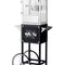 8oz Black Canadian Commercial Popcorn Machine with Stand 8oz