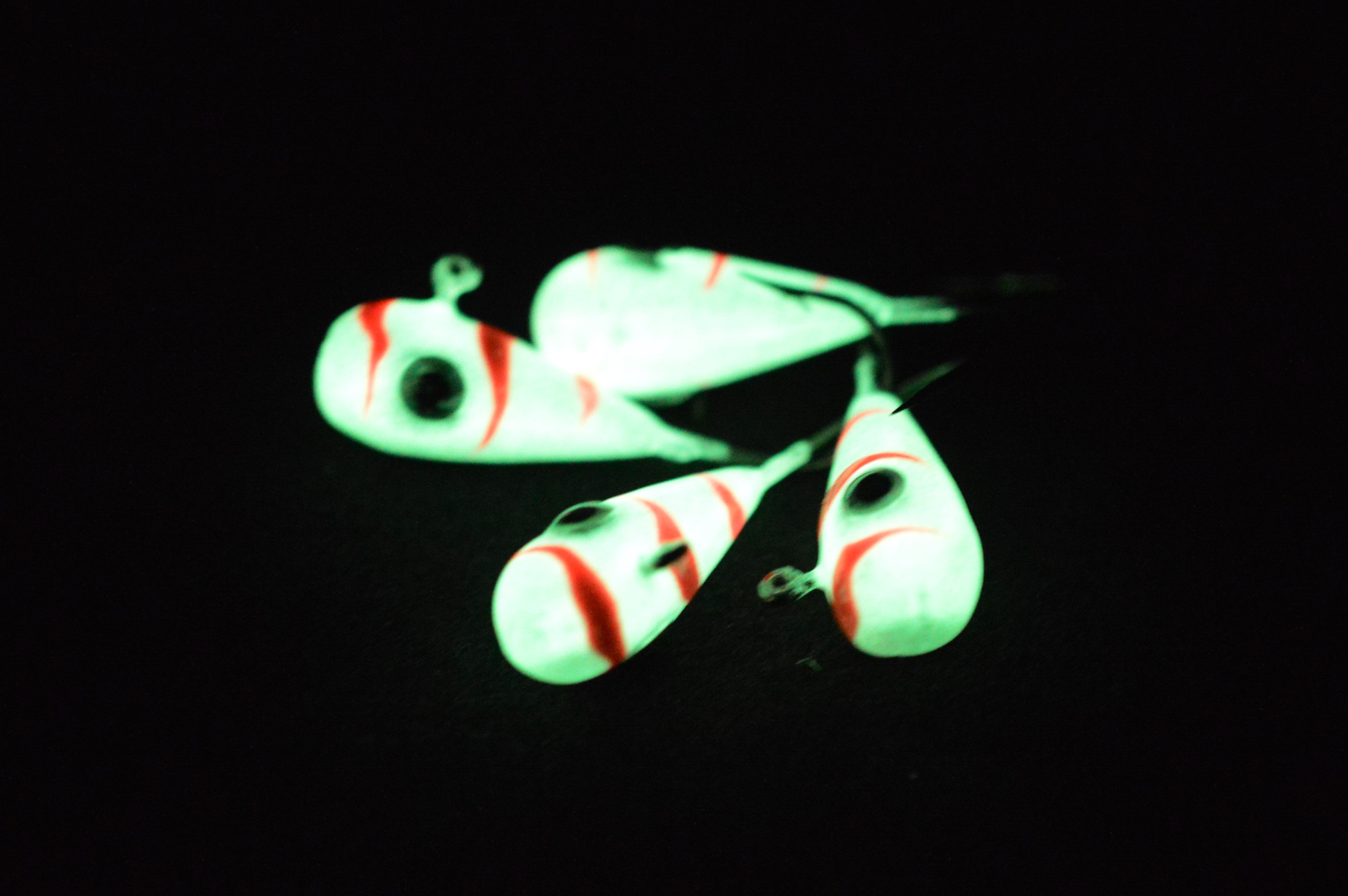 Big Sky Kaleidoscope 1/4oz Glow Jigs 4/pack 