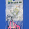 Big Sky Snake Eye 1/4oz Glow Jigs 3/pack