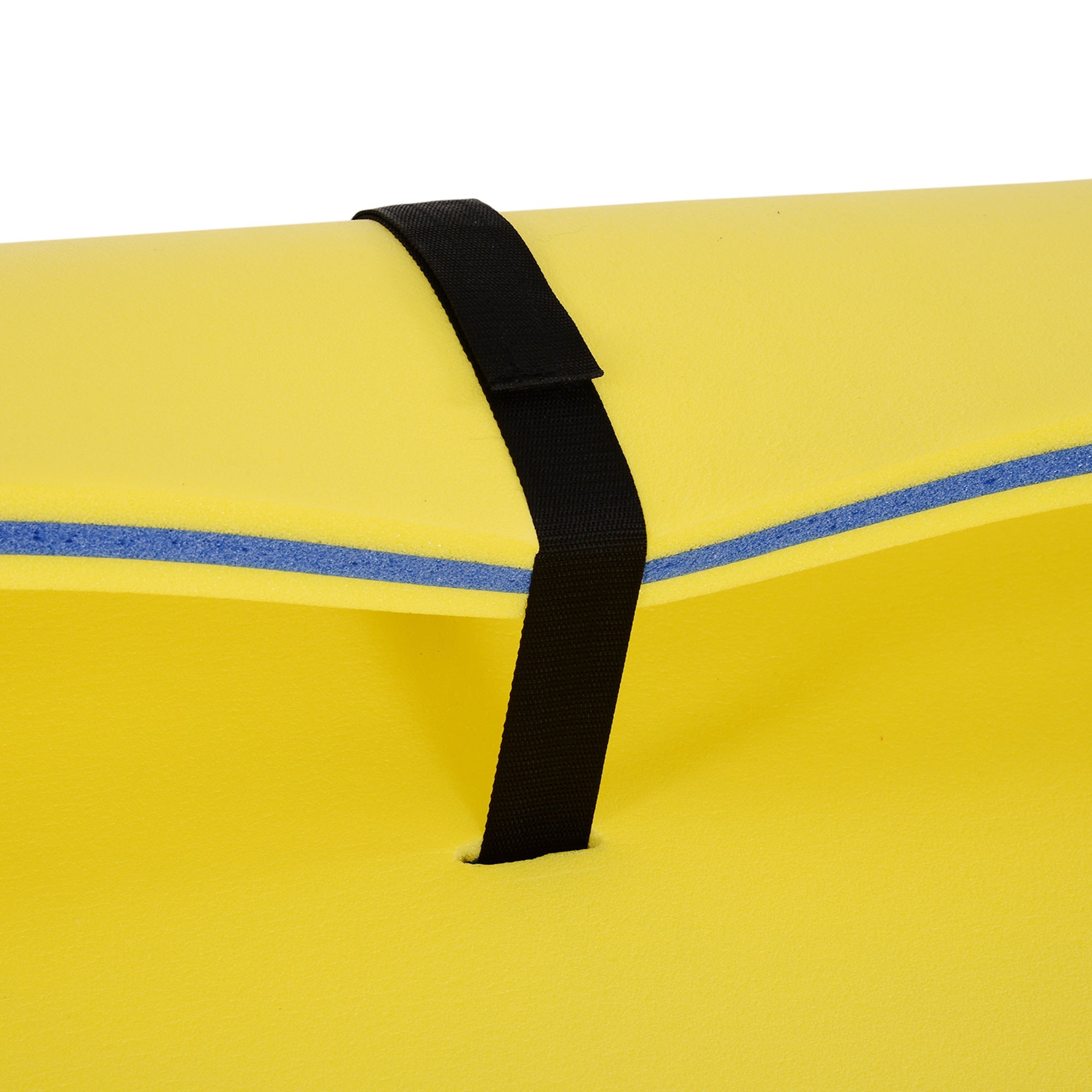 Soozier Aqua Roll Relaxation Mat: 6.5x2FT Floating Water Pad for Pool Lake Ocean Recreation Yellow 