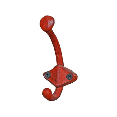 Diamond Base Dbl Hook Red 