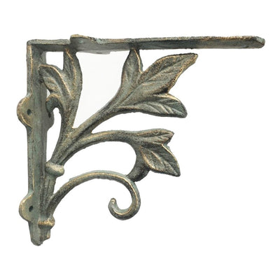 3 Leaf Bracket, Verdigris 