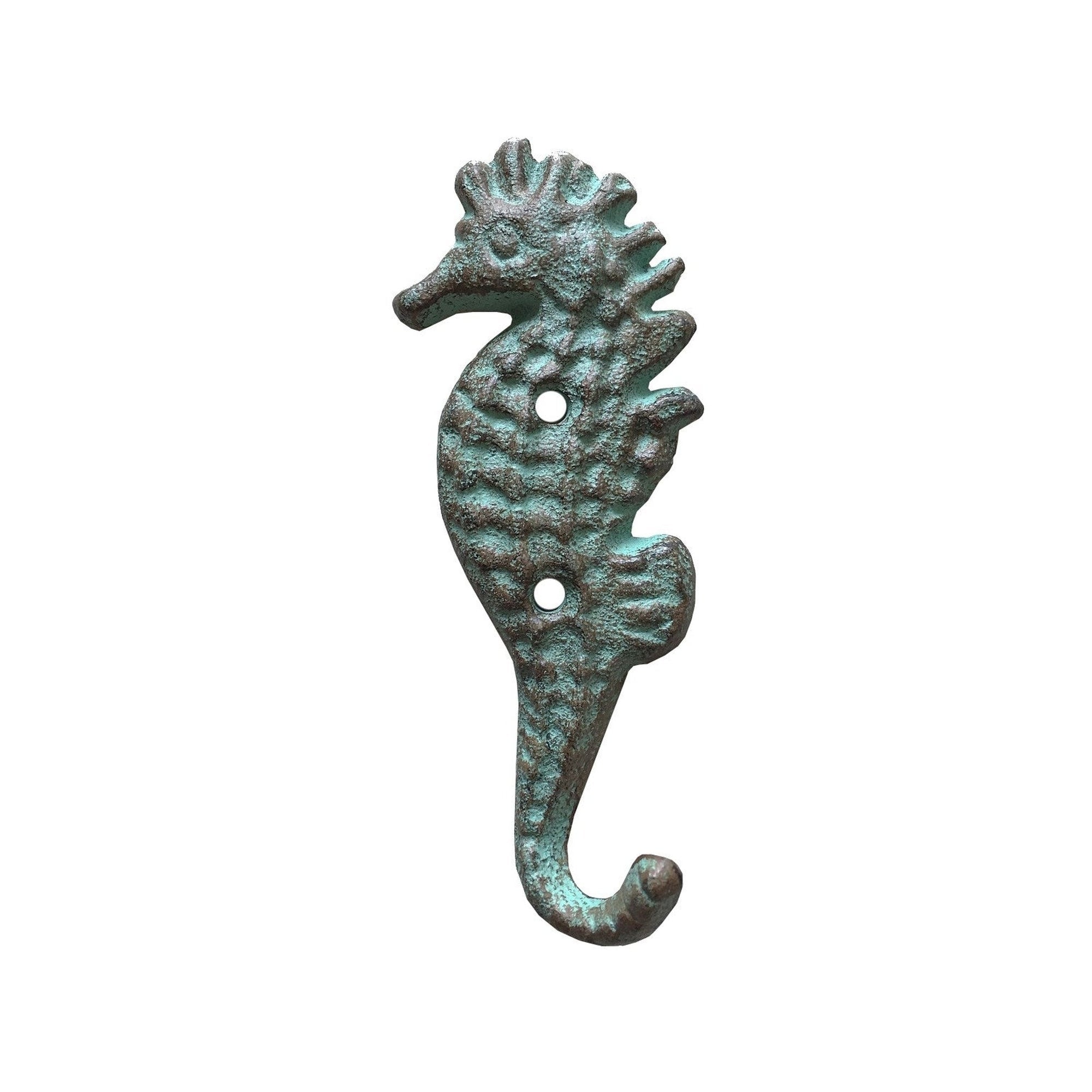 Seahorse Hook Green/Copper 