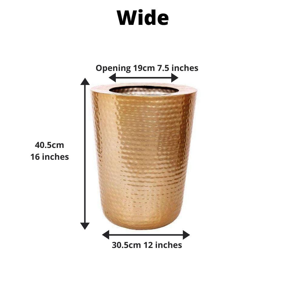 Davi - Brass Planter (Multiple Sizes) 